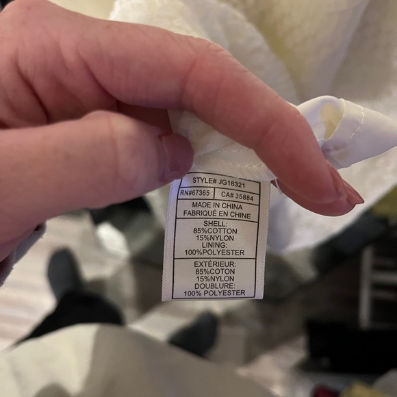 Jack by BB Dakota white lace mini dress - Picture 4 of 4